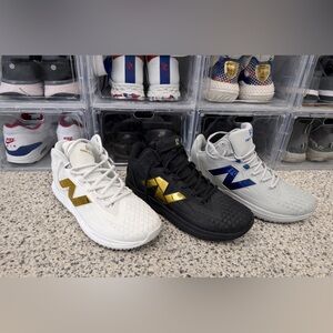 New Balance Men's Shohei Ohtani 1 - White/Gold, Black/Gold & Light Gray/Blue